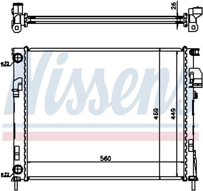 NISSENS 63025A Číslo výrobce: 376771761. EAN: 5707286208742.