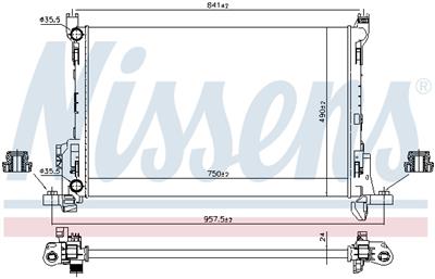 NISSENS 630803 Číslo výrobce: 376701591. EAN: 5707286413825.