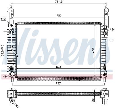 NISSENS 63119 EAN: 5707286209794.