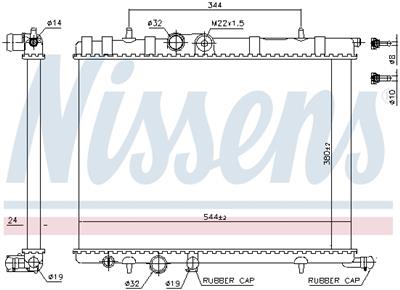 NISSENS 63502 Číslo výrobce: 9654566680. EAN: 5707286211834.