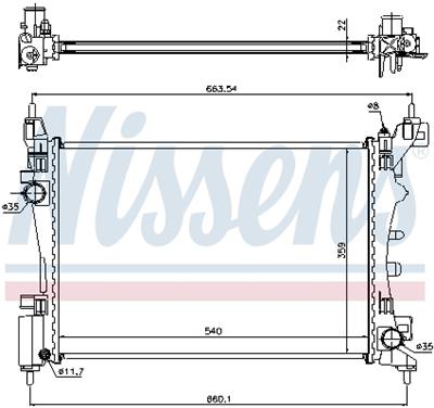 NISSENS 636005 EAN: 5707286212442.