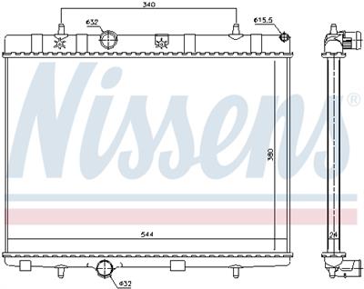 NISSENS 636007 EAN: 5707286212466.