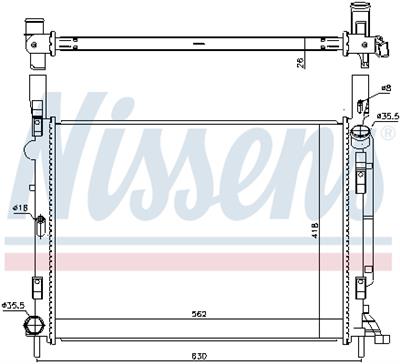 NISSENS 637618 EAN: 5707286360815.