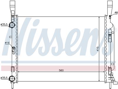 NISSENS 637628 EAN: 5707286366596.