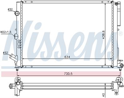 NISSENS 63851A Číslo výrobce: 376712691. EAN: 5707286214323.