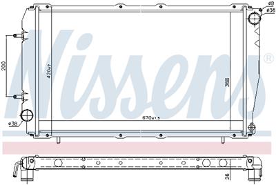 NISSENS 641111 Číslo výrobce: 376718441. EAN: 5707286217072.