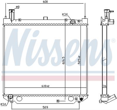NISSENS 64858A Číslo výrobce: 376704661. EAN: 5707286220898.