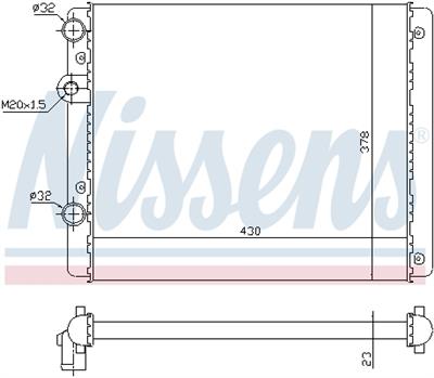 NISSENS 652341 EAN: 5707286221956.