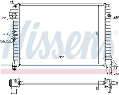 NISSENS 65517 Číslo výrobce: 376709031. EAN: 5707286223219.