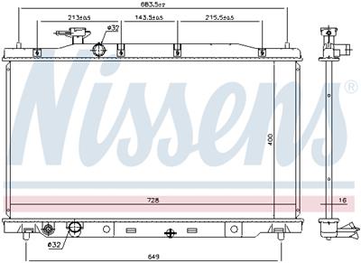 NISSENS 681404 EAN: 5707286409606.