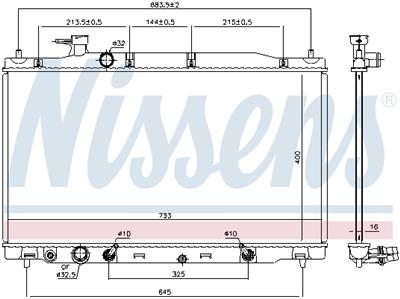 NISSENS 681405 EAN: 5707286409743.