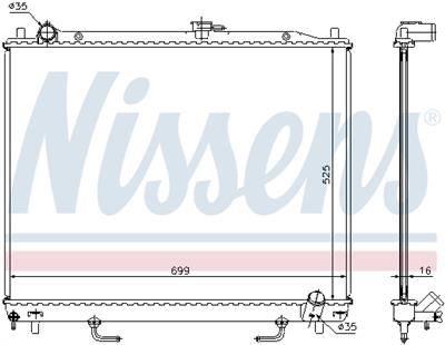 NISSENS 68181A Číslo výrobce: 376753661. EAN: 5707286229877.