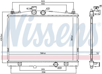 NISSENS 68735 Číslo výrobce: 376735381. EAN: 5707286362505.