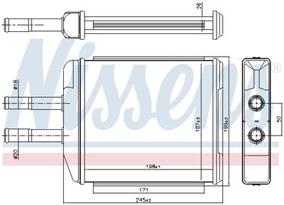 NISSENS 707072 EAN: 5707286426412.