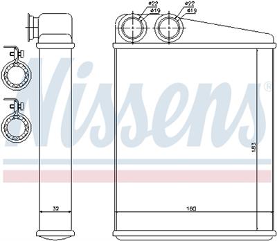 NISSENS 70807 Číslo výrobce: 351000551. EAN: 5707286351462.