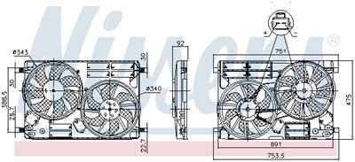 NISSENS 850096 EAN: 5707286493216.