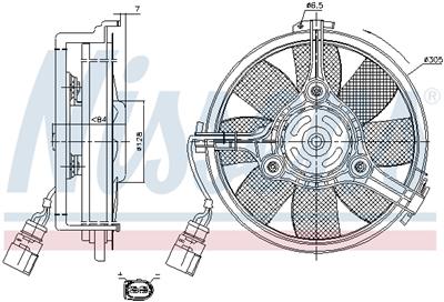 NISSENS 85742 Číslo výrobce: 351043781. EAN: 5707286383869.