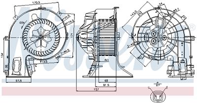 NISSENS 87049 Číslo výrobce: 007190H. EAN: 5707286378308.