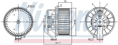 NISSENS 87493 EAN: 5707286432918.