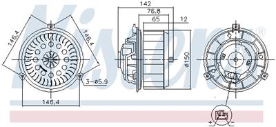 NISSENS 87623 EAN: 5707286434226.