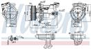 NISSENS 890042 - Kompresor klimatizácie