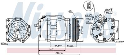 NISSENS 89044 Číslo výrobce: 351127431. EAN: 5707286349162.