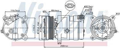 NISSENS 89058 EAN: 5707286349315.
