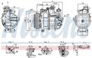 NISSENS 890919 - Kompresor klimatizácie
