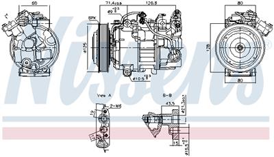 NISSENS 891043 Číslo výrobce: 351006151. EAN: 5707286511408.
