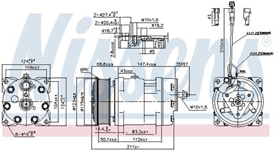 NISSENS 89470 EAN: 5707286365551.