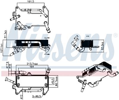 NISSENS 91521 Číslo výrobce: 72523138.