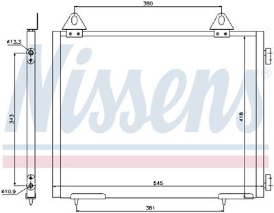 NISSENS 94327 Číslo výrobce: T898R. EAN: 5707286254831.
