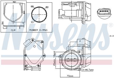 NISSENS 955055 Číslo výrobce: TB0026. EAN: 5707286547018.