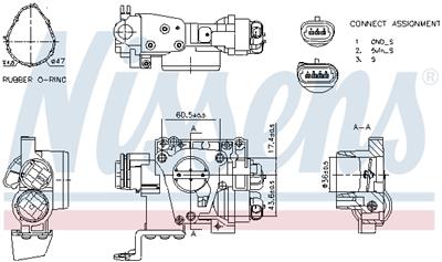NISSENS 955074 Číslo výrobce: 46526286. EAN: 5707286547100.