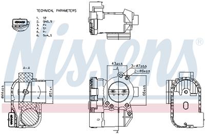 NISSENS 955112 Číslo výrobce: DVE5C. EAN: 5707286547292.