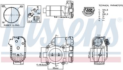 NISSENS 955186 Číslo výrobce: DVE5C. EAN: 5707286547452.