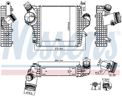 NISSENS 961304 Číslo výrobce: 72524135. EAN: 5707286431669.