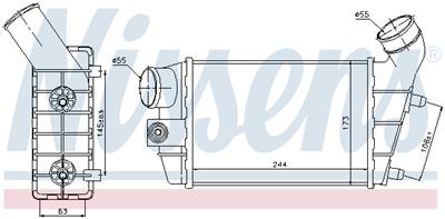 NISSENS 96698 Číslo výrobce: 70820493. EAN: 5707286264977.