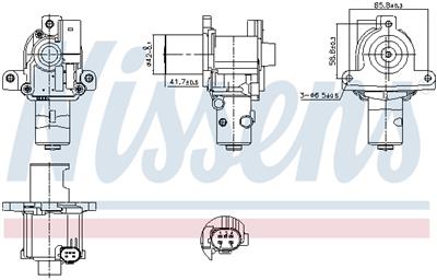 NISSENS 98183 Číslo výrobce: R2810039043A1. EAN: 5707286464711.