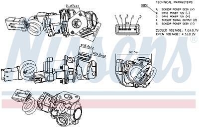 NISSENS 98245 Číslo výrobce: R2810039051A1. EAN: 5707286470491.