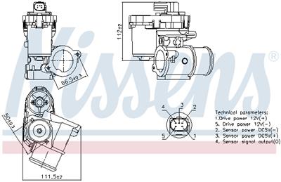 NISSENS 98347 Číslo výrobce: A2810039057V1. EAN: 5707286496002.
