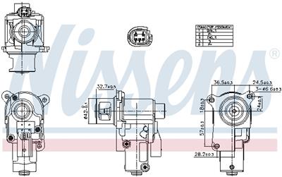NISSENS 98552 Číslo výrobce: A2810039055V1. EAN: 5707286537460.