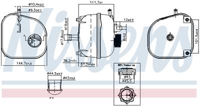 NISSENS 996196 Číslo výrobce: 376737184. EAN: 5707286500884.