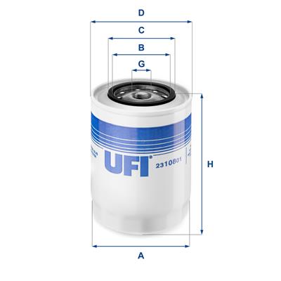 UFI 23.108.01 EAN: 8003453040168.