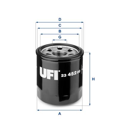 UFI 23.452.00 EAN: 8003453043862.