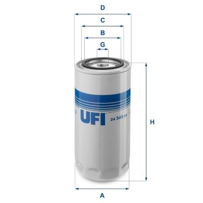 UFI 24.349.00 EAN: 8003453061316.