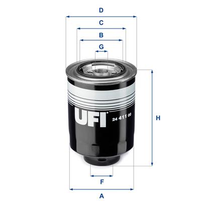 UFI 24.411.00 EAN: 8003453061385.