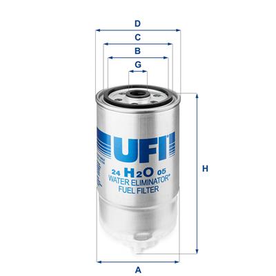 UFI 24.H2O.05 EAN: 8003453061217.