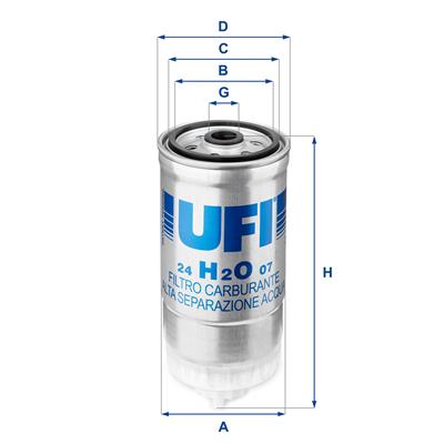 UFI 24.H2O.07 EAN: 8003453061255.