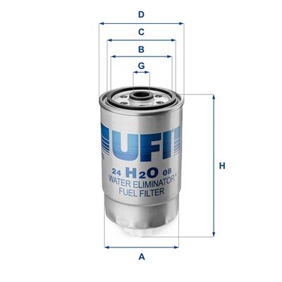 UFI 24.H2O.08 EAN: 8003453061309.
